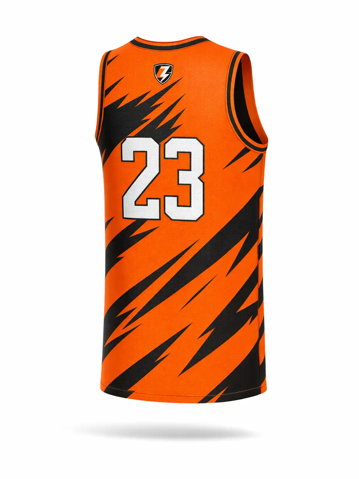 Canotta Dunk Round Collar esempio retro con nome e numero