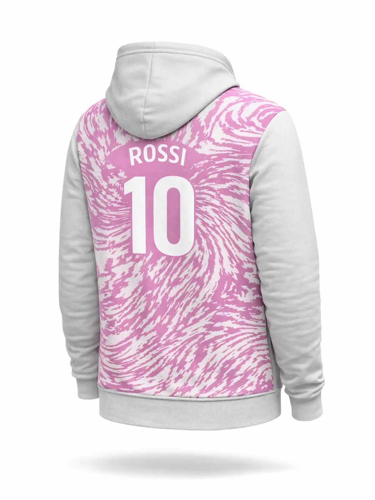 Felpa Hoodie esempio retro con nome e numero