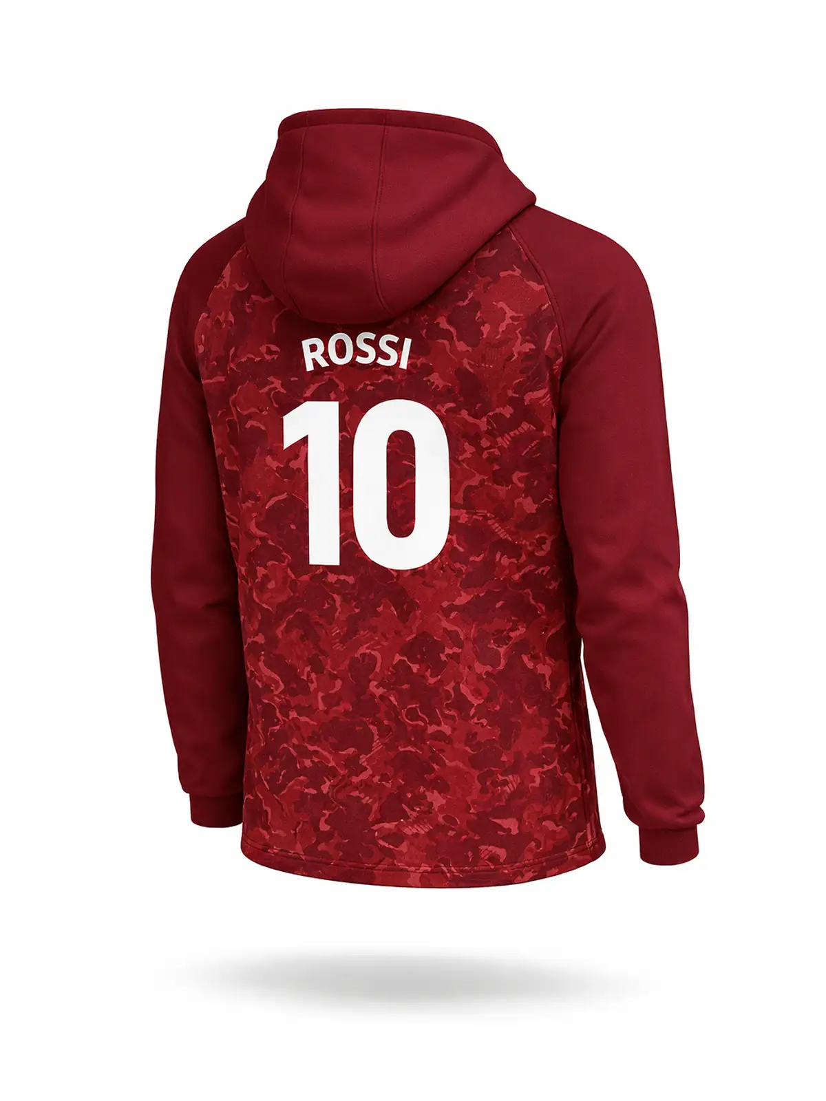 Jacket Breeze esempio retro con nome e numero