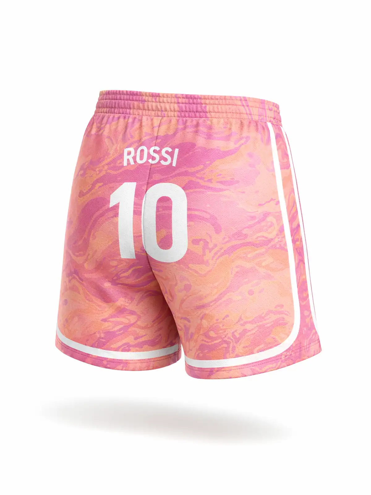 Shorts Fly esempio retro con nome e numero