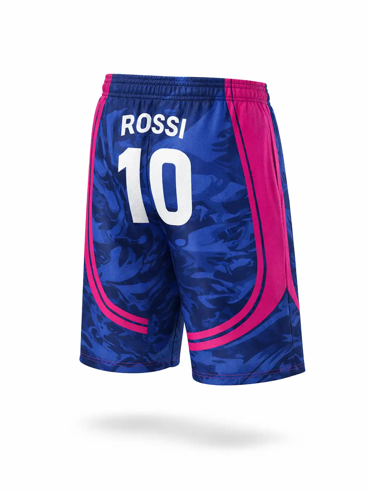 Shorts Jump esempio retro con nome e numero