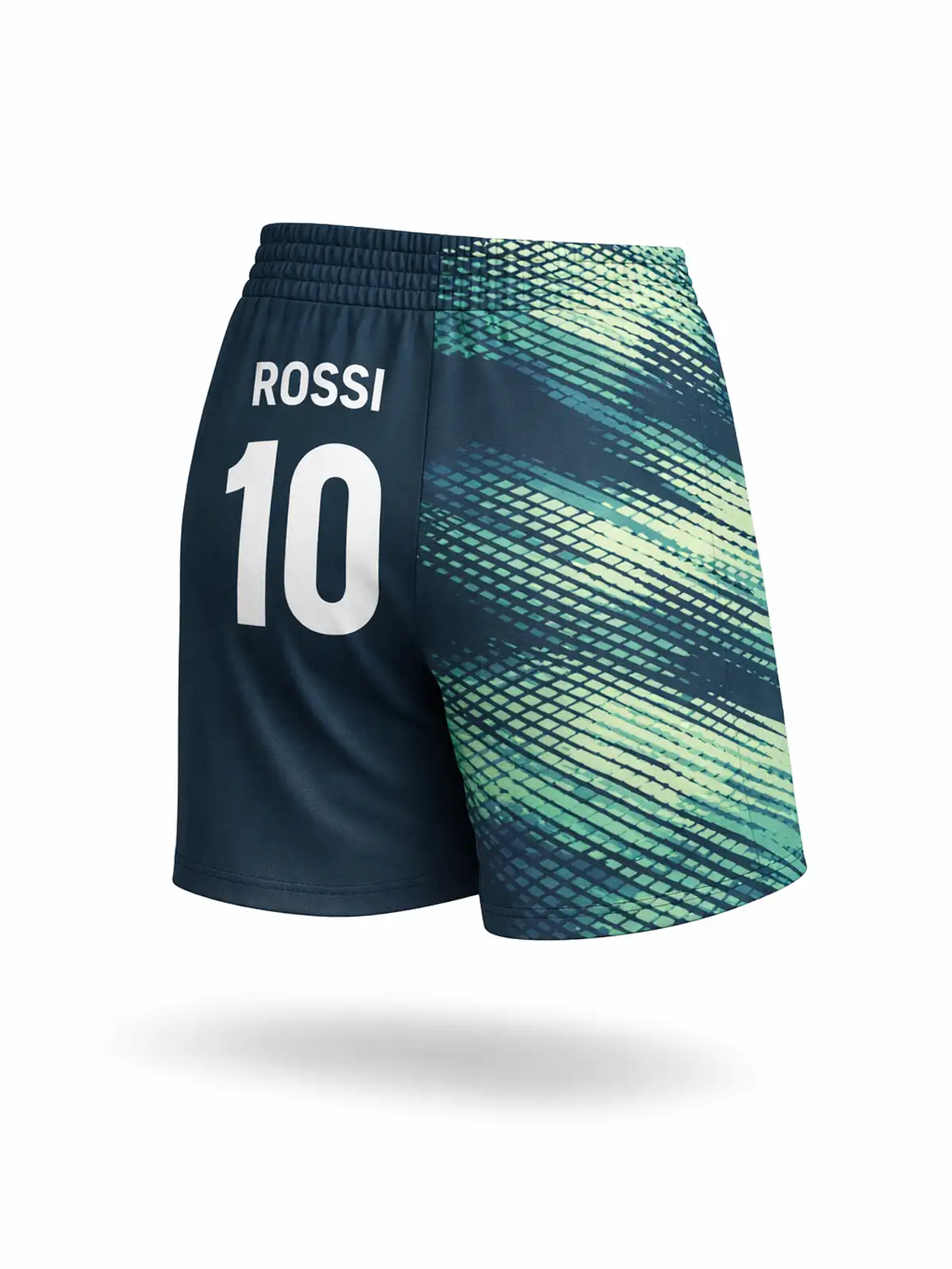 Shorts Nova esempio retro con nome e numero