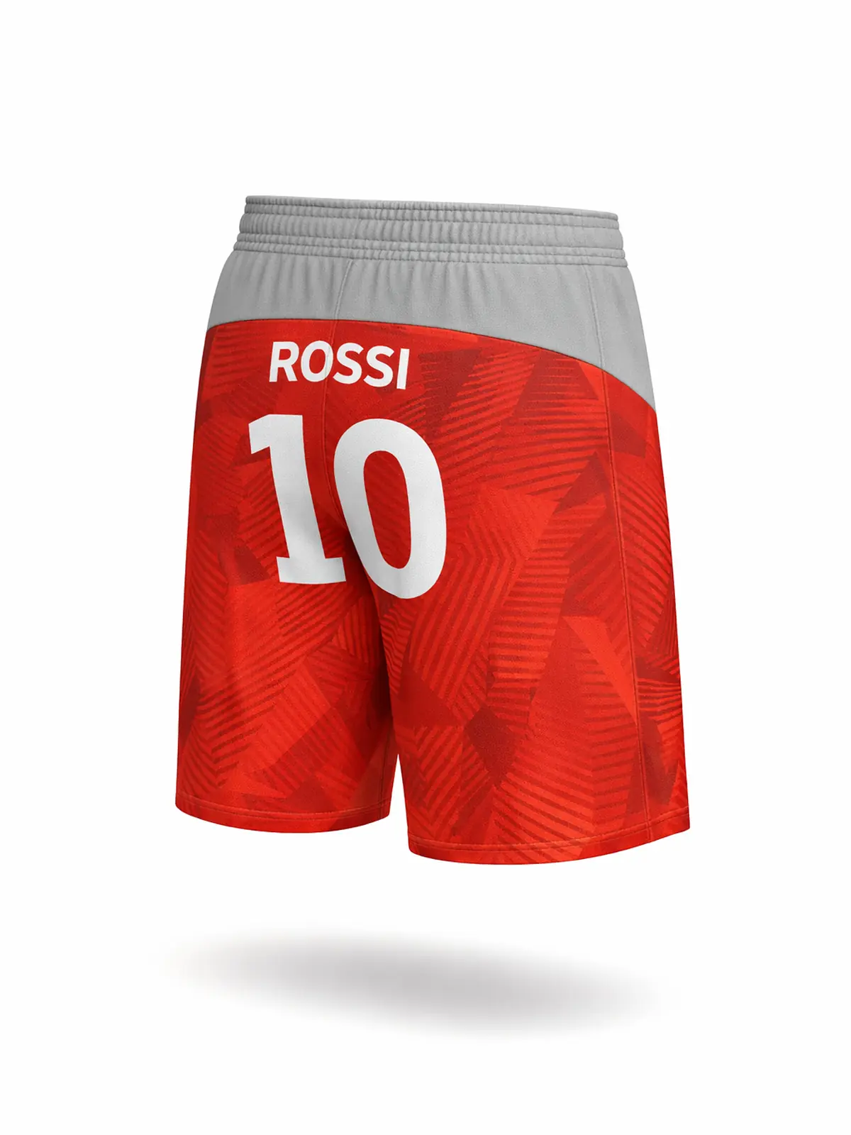 Shorts Smart esempio retro con nome e numero