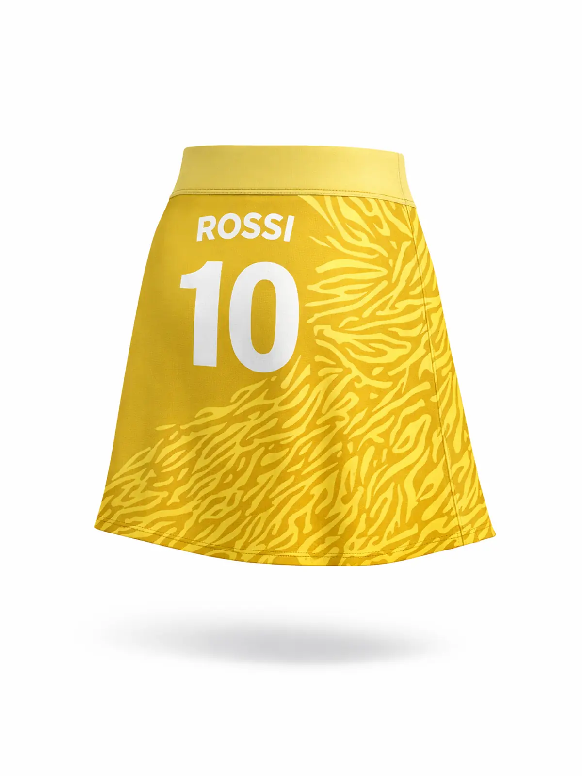 Skirt & Shorts esempio retro con nome e numero