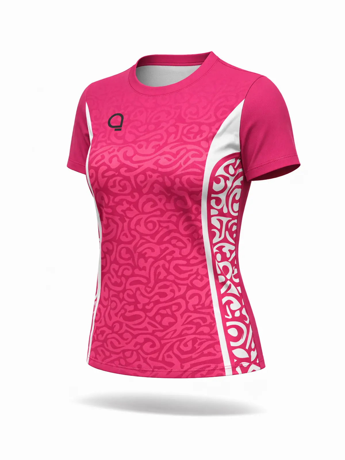 T-shirt Luna Round Collar esempio fronte personalizzato