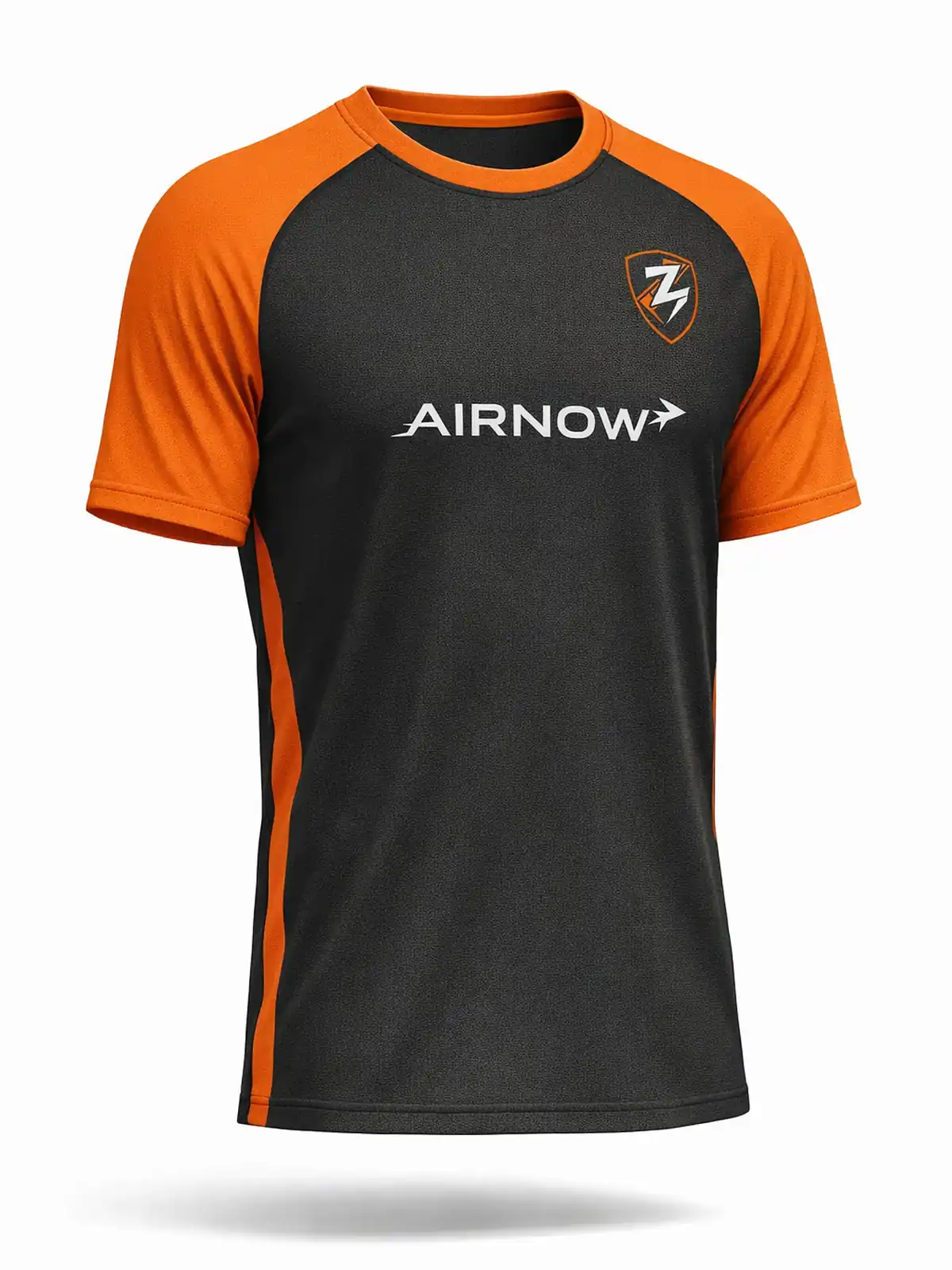 T-shirt Sprint Round Collar esempio fronte personalizzato